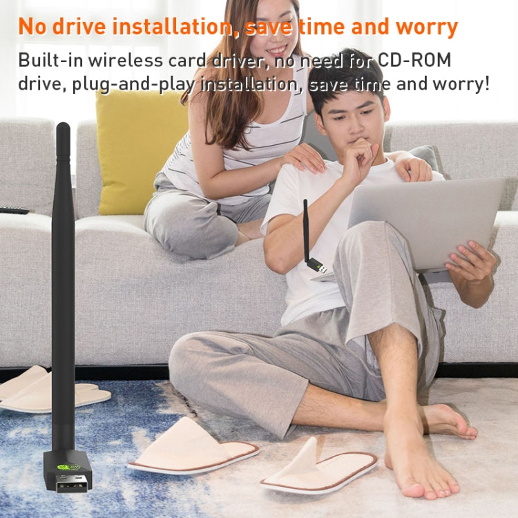 1510 150Mbps Drive Free USB Network Adapter WiFi Transmitter Receiver - HoMEdemic™ 