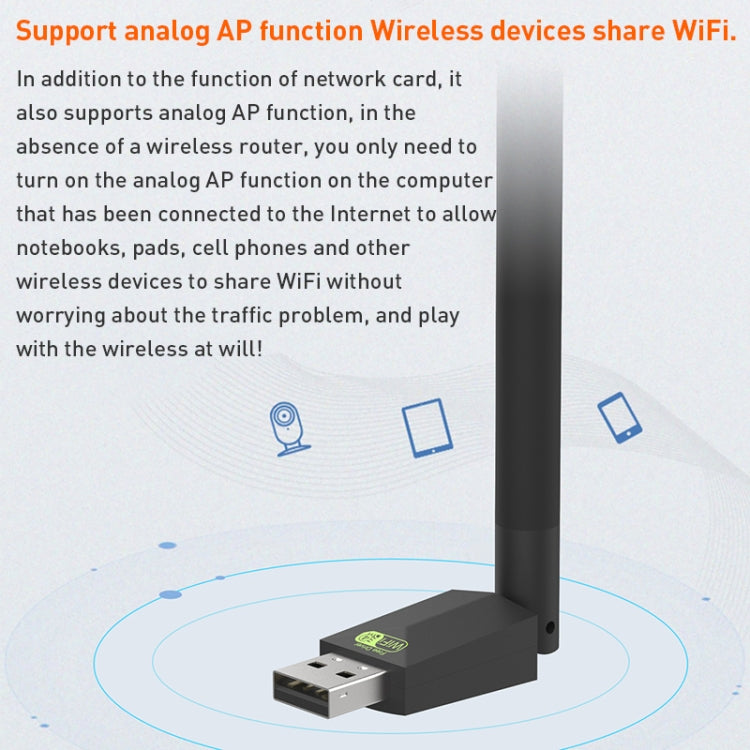 1510 150Mbps Drive Free USB Network Adapter WiFi Transmitter Receiver - HoMEdemic™ 