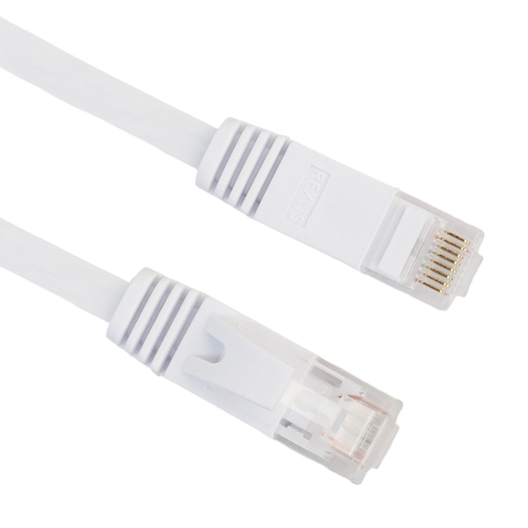 15m CAT6 Ultra-thin Flat Ethernet Network LAN Cable, Patch Lead RJ45, Length: 15m - HoMEdemic™ 