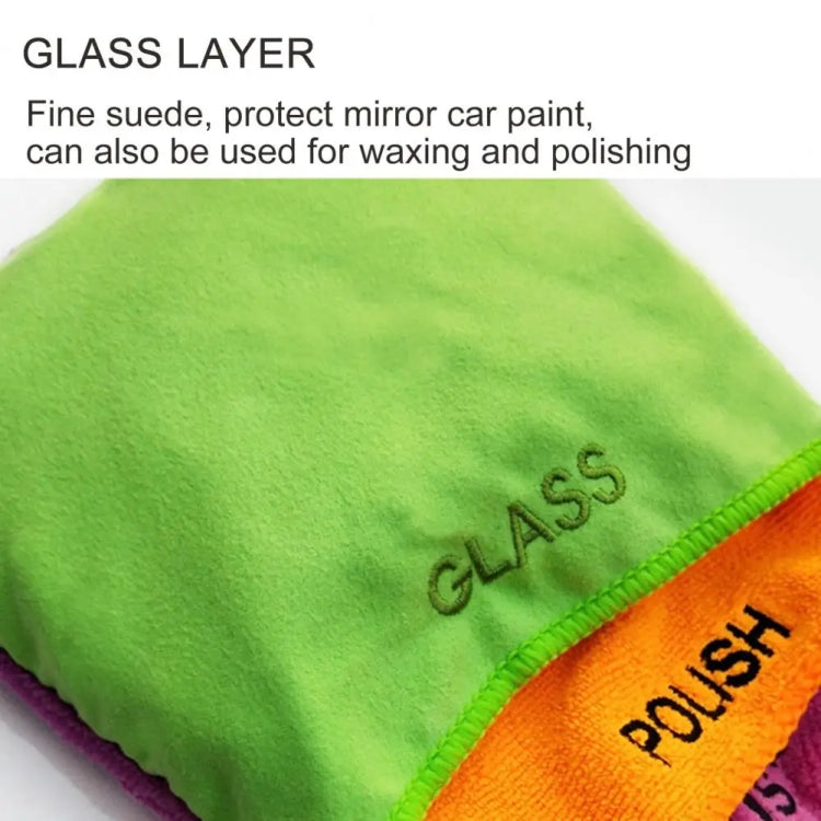 15x24cm 3 in 1 Multifunctional Car Waxing Thickened Cleaning Gloves - HoMEdemic™ 