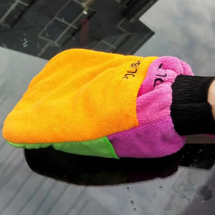 15x24cm 3 in 1 Multifunctional Car Waxing Thickened Cleaning Gloves - HoMEdemic™ 