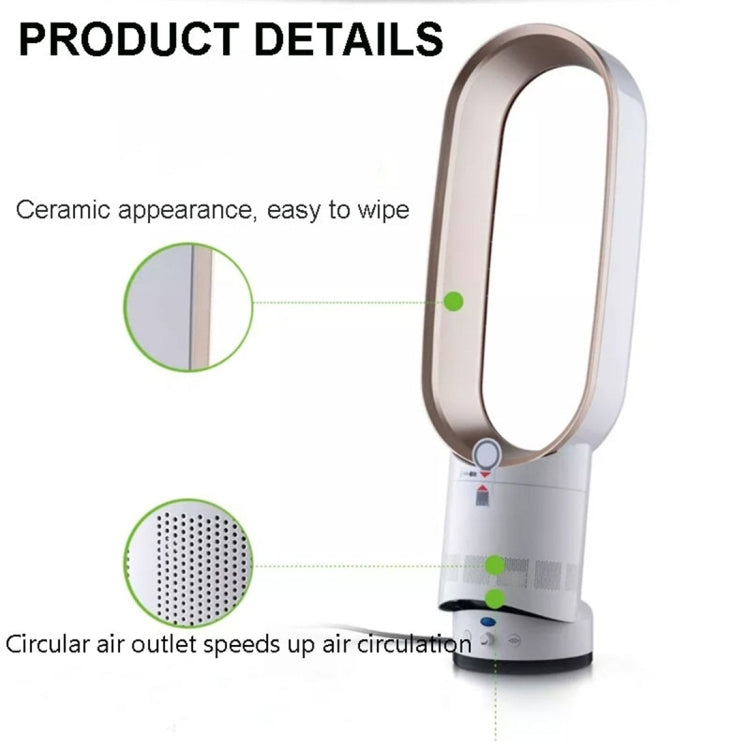 16 inch Household Mute Shaking Head Remote Control Desk Electric Leafless Fan - HoMEdemic™ 