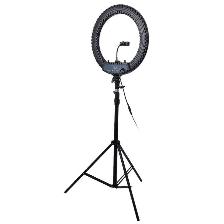 18 inch 55W Two-speed Dimmable Anchor Photography Self-timer LED Ring Fill-in Light with Tripod, 18 Inch - HoMEdemic™ 