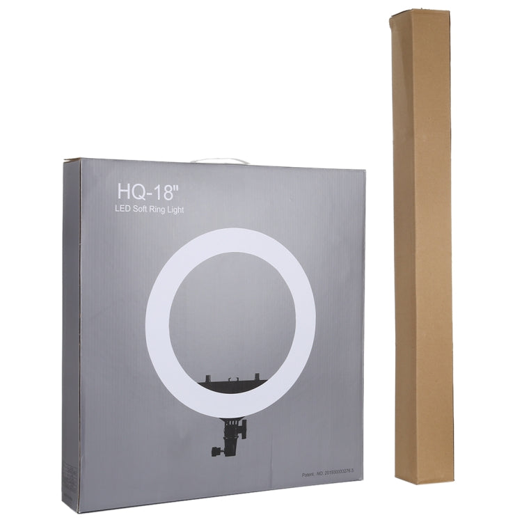 18 inch 55W Two-speed Dimmable Anchor Photography Self-timer LED Ring Fill-in Light with Tripod, 18 Inch - HoMEdemic™ 