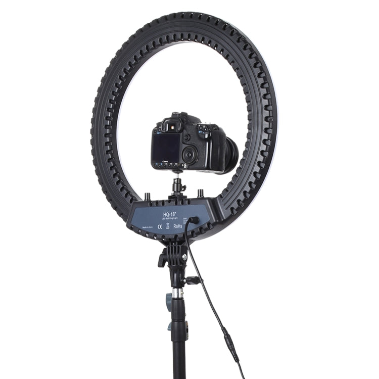 18 inch 55W Two-speed Dimmable Anchor Photography Self-timer LED Ring Fill-in Light with Tripod, 18 Inch - HoMEdemic™ 