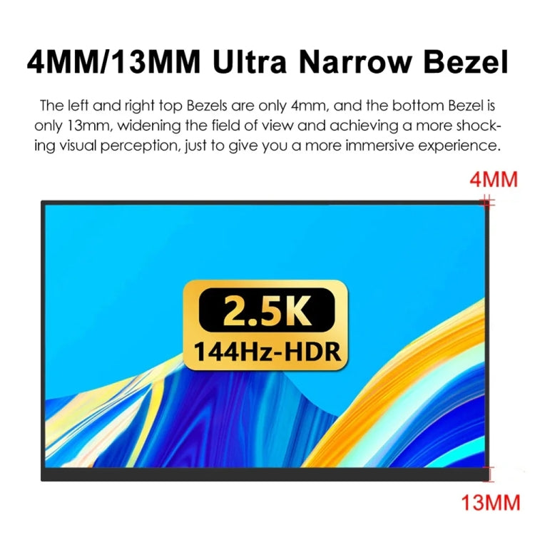 18 inch HDR 2560x1600P IPS Screen Portable Monitor(US Plug) - HoMEdemic™ 