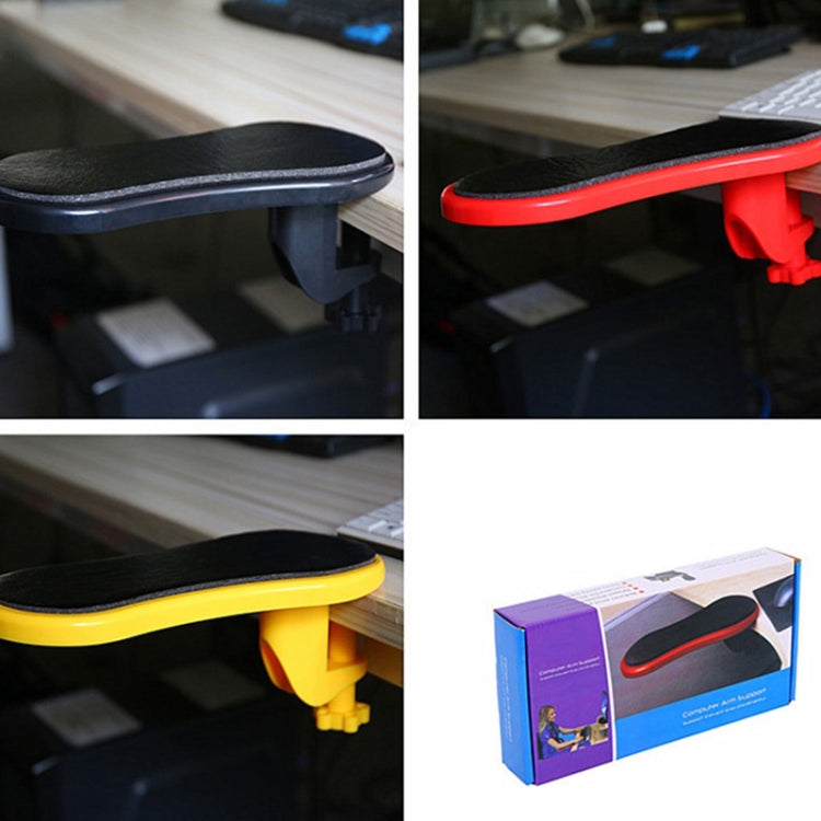 180 Degree Rotating Computer Table Hand Support Wrist Support Mouse Pad Mouse Pad Model (Yellow) - HoMEdemic™ 