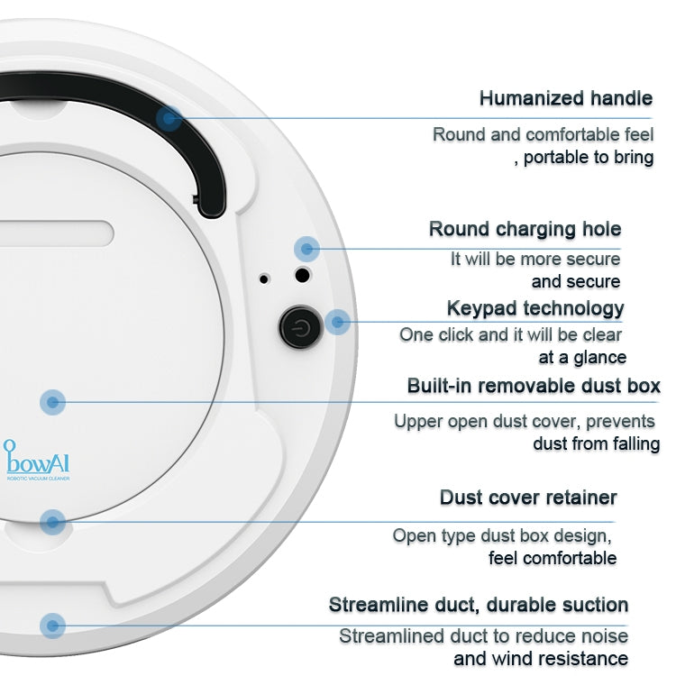 1800Pa Large Suction Smart Household Vacuum Cleaner Clean Robot - HoMEdemic™ 