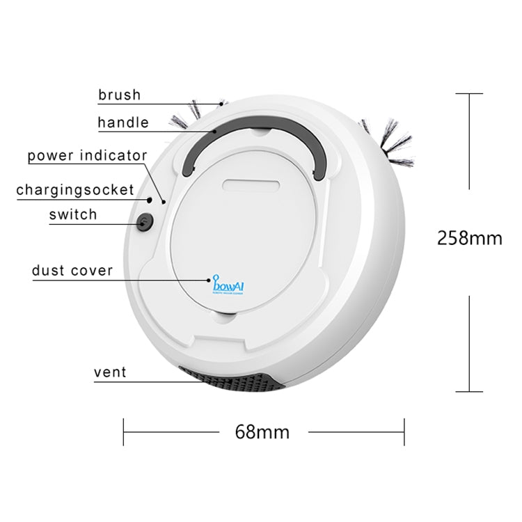 1800Pa Large Suction Smart Household Vacuum Cleaner Clean Robot - HoMEdemic™ 