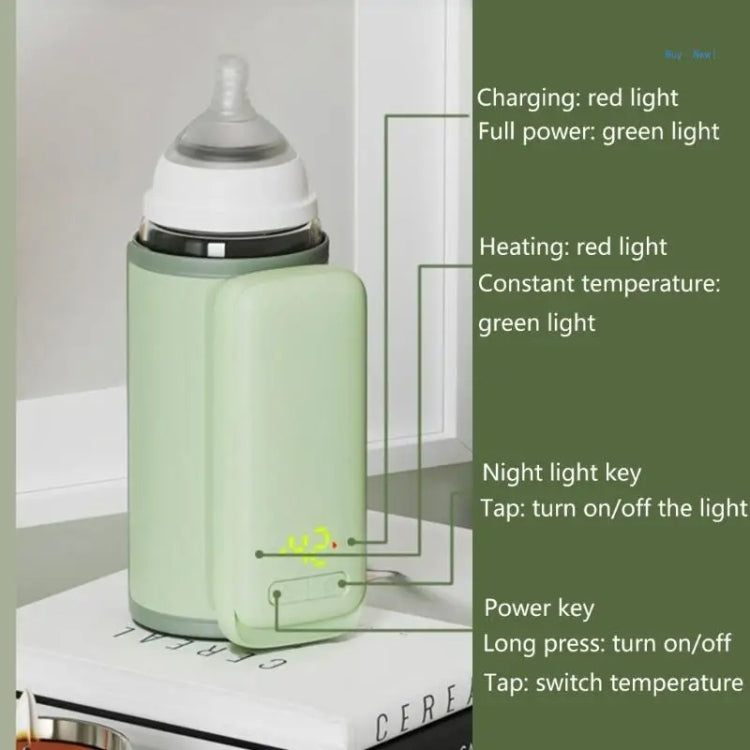 18W Baby Bottle Warmer With Digital Display & Night Light, Spec: Standard Version - HoMEdemic™ 