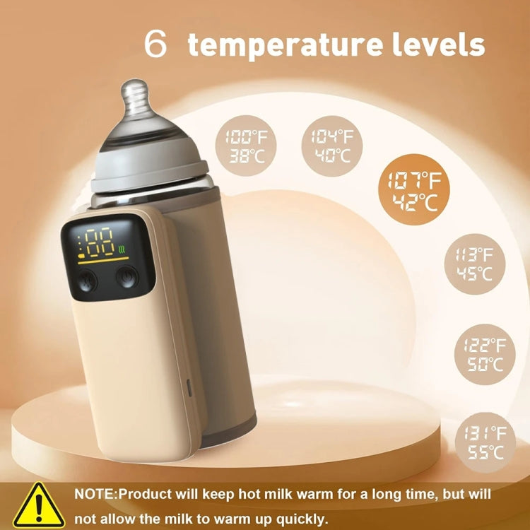 18W Fast Charging Baby Bottle Warmer With Digital Display, Spec: Standard Version - HoMEdemic™ 