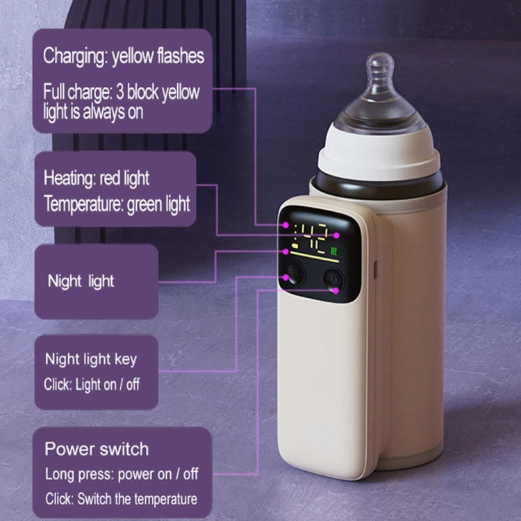 18W Fast Charging Baby Bottle Warmer With Digital Display, Spec: Standard Version - HoMEdemic™ 