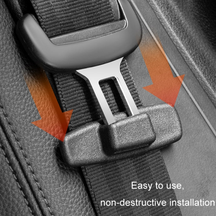 1pair Car Seat Belt Adhesive Buckle Fastener Adjustment Limiter - HoMEdemic™ 