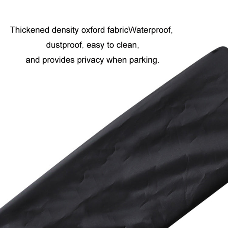 1pair Dustproof Waterproof Thickened Oxford Cloth License Plate Cover(Silver) - HoMEdemic™ 