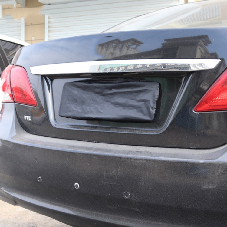 1pair Dustproof Waterproof Thickened Oxford Cloth License Plate Cover(Silver) - HoMEdemic™ 