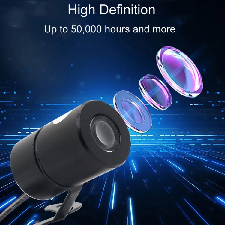 1pair Motorcycle Angel Wings Welcome Light LED Chassis Modified Wings Projector Light(White) - HoMEdemic™ 