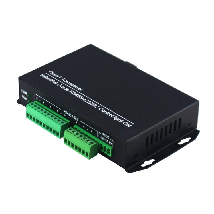 1pair YH-VD48508 SC 8-way Bidirectional Data Network Optical Transceiver Fiber Optic Transceiver(Black) - HoMEdemic™ 