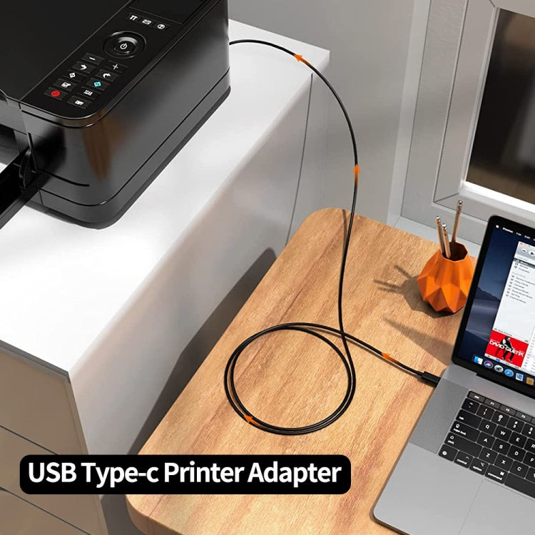 1pc JUNSUNMAY USB Type-C Female to Male USB 2.0 Type-B Adapter Converter Connector for Printers Scanner Electric Piano - HoMEdemic™ 