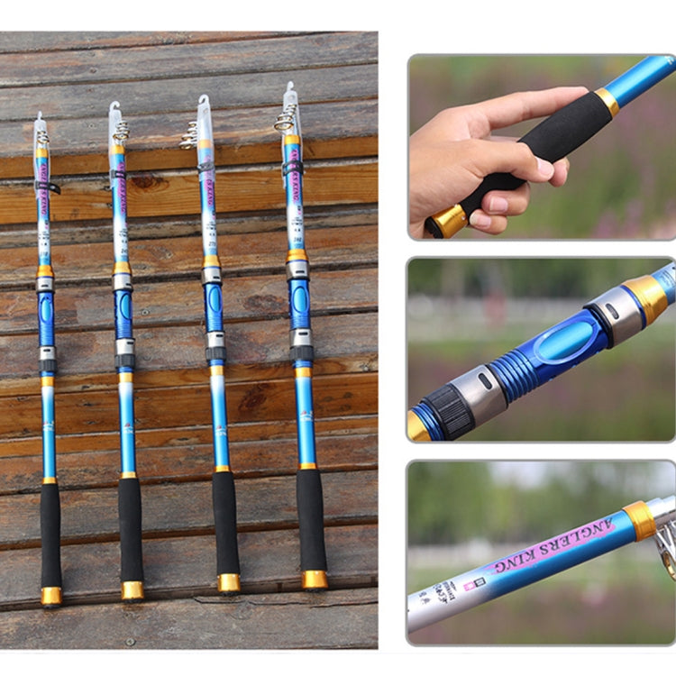 2.1m Carbon Pole  Travel Portable Fishing Pole,Random Color Delivery, 2.1m - HoMEdemic™ 