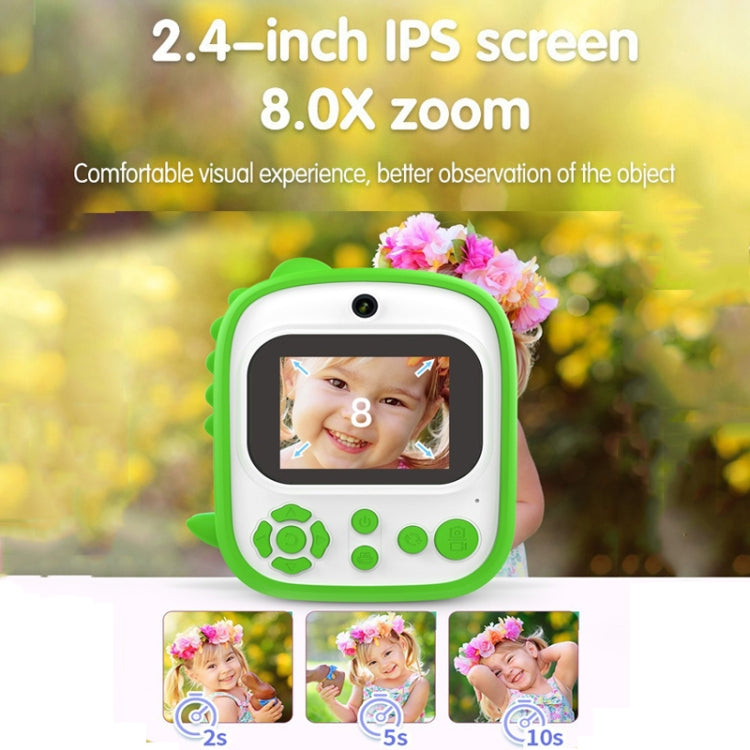 2.4 Inch 1080P HD Instant Printing Camera Children Thermal Printer With 32G TF Card(Blue) - HoMEdemic™ 