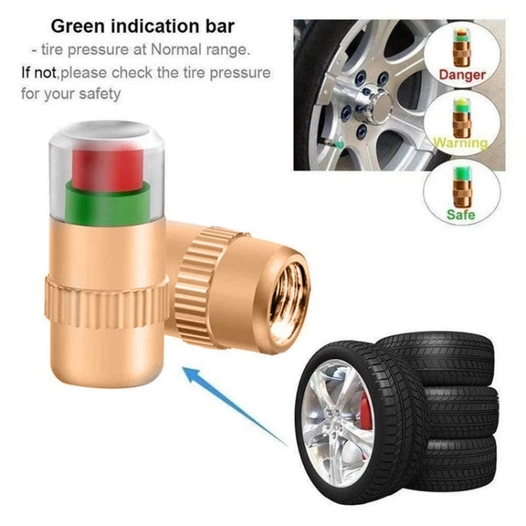 2.4BAR Vehicle Tire Pressure Monitoring Warning Cap, 规格: Anti-theft with Wrench - HoMEdemic™ 