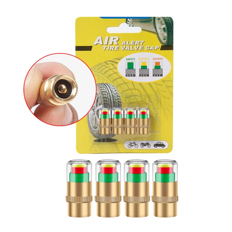 2.4BAR Vehicle Tire Pressure Monitoring Warning Cap, 规格: Brass Core - HoMEdemic™ 