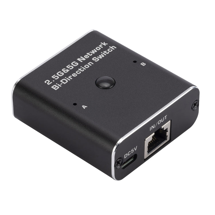 2.4GHz+5GHz RJ45 Network Bi-Direction Switch (Black) - HoMEdemic™ 