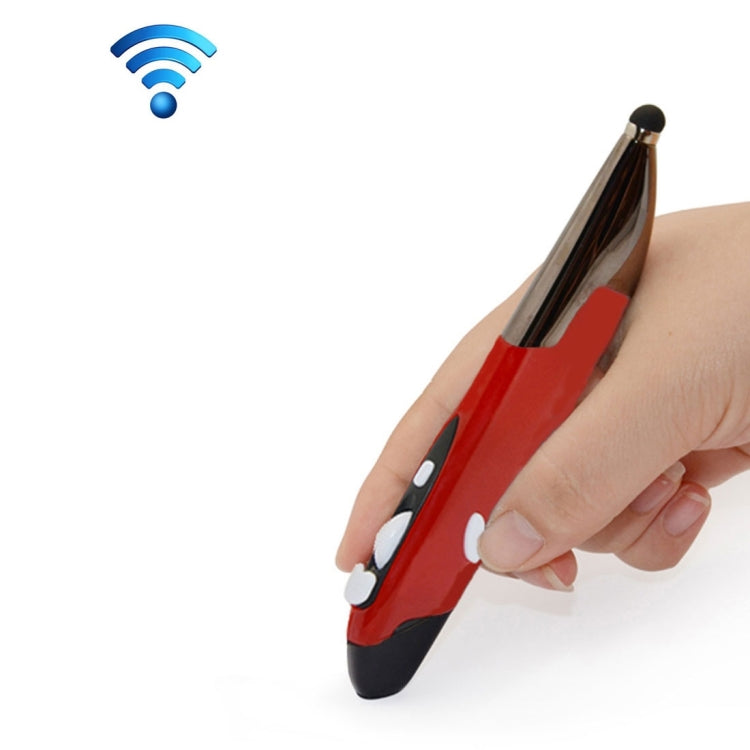 2.4GHz Innovative Pen-style Handheld Wireless Smart Mouse for PC Laptop, Red, Blue, Grey - HoMEdemic™ 