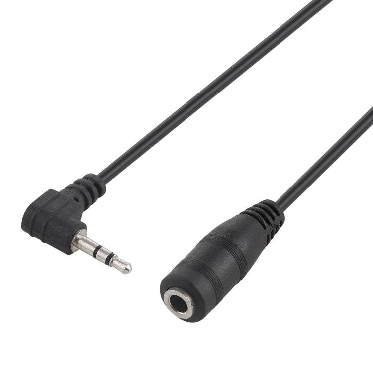 2.5mm Male Elbow to 3.5mm Female Audio Stereo Converter Adapter Cable, 2.5 Male to 3.5 Female(Black) - HoMEdemic™ 