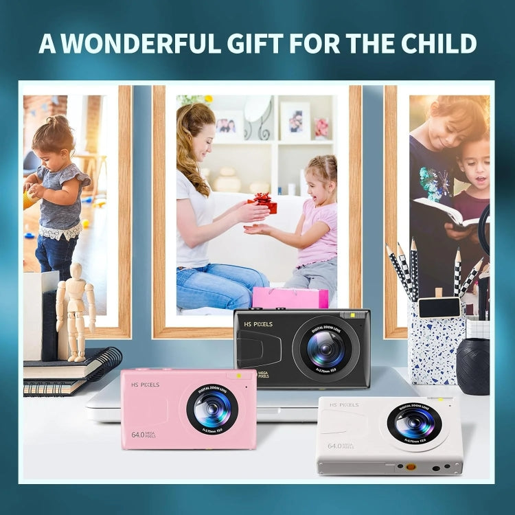 2.8-Inch Display Digital Camera 64MP 4K HD Camcorder With 18x Digital Zoom(Pink) - HoMEdemic™ 