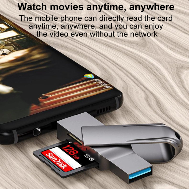2 In 1 Multifunction USB-C / Type-C to USB 3.0 Card Reader, Type-C to USB 3.0 - HoMEdemic™ 
