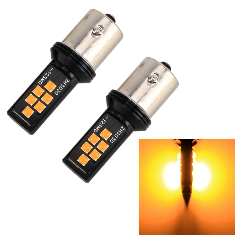 2 PCS 1156 DC9-16V / 3.5W Car Auto Turn Lights 12LEDs SMD-ZH3030 Lamps, with Constant Current, 1156 (White Light), 1156 - HoMEdemic™ 