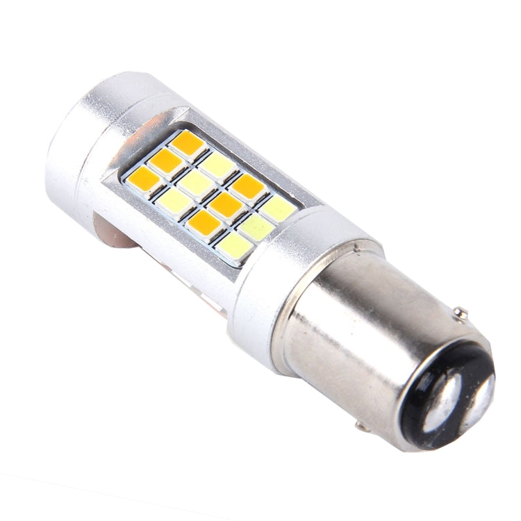 2 PCS 1157 10W 1000 LM 6000K White + Yellow Light Turn Signal Light with 42 SMD-2835-LED Lamps And Len. DC 12-24V, 1157 with 42 SMD-2835-LED Lamps - HoMEdemic™ 