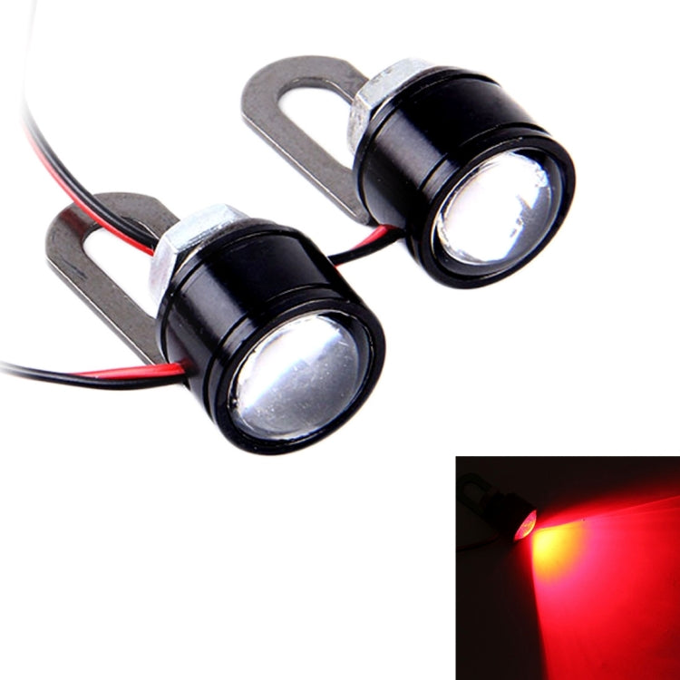 2 PCS 12V 3W Eagle Eyes LED Light For Motorcycle ，Wire Length: 45cm, Wire Length: 45cm - HoMEdemic™ 