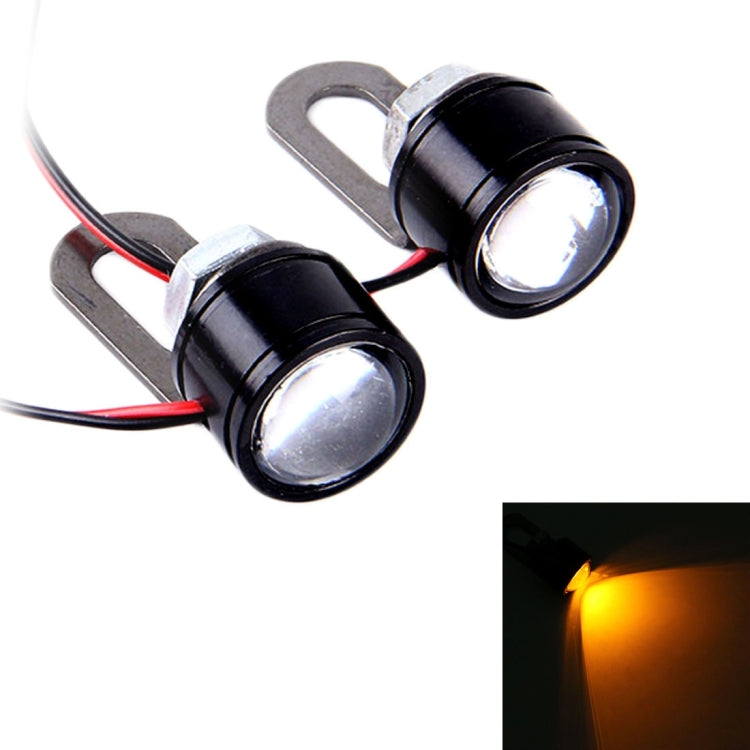 2 PCS 12V 3W Eagle Eyes LED Light For Motorcycle ，Wire Length: 45cm, Wire Length: 45cm - HoMEdemic™ 