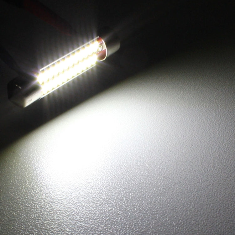 2 PCS 41mm 2W 240LM White Light 24 LED SMD 4014 Error Free License Plate Lights Car Light Bulb, 41mm - HoMEdemic™ 