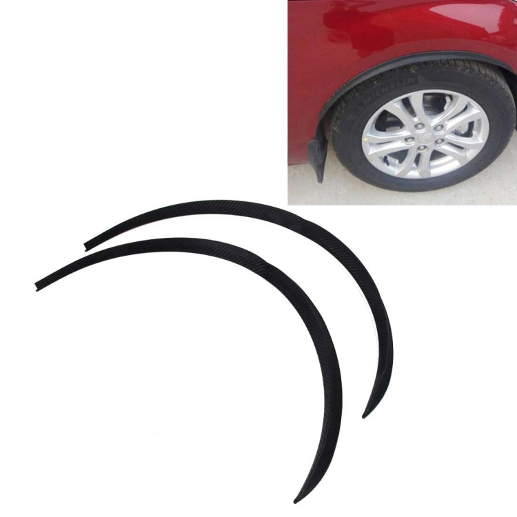 2 PCS 54cm Car Stickers Rubber Large Round Arc Strips Universal Fender Flares Wheel Eyebrow Decal Sticker Eyebrow Car-covers Black Striped Round Arc Strips, 75 x 2cm, 45 x 2cm - HoMEdemic™ 