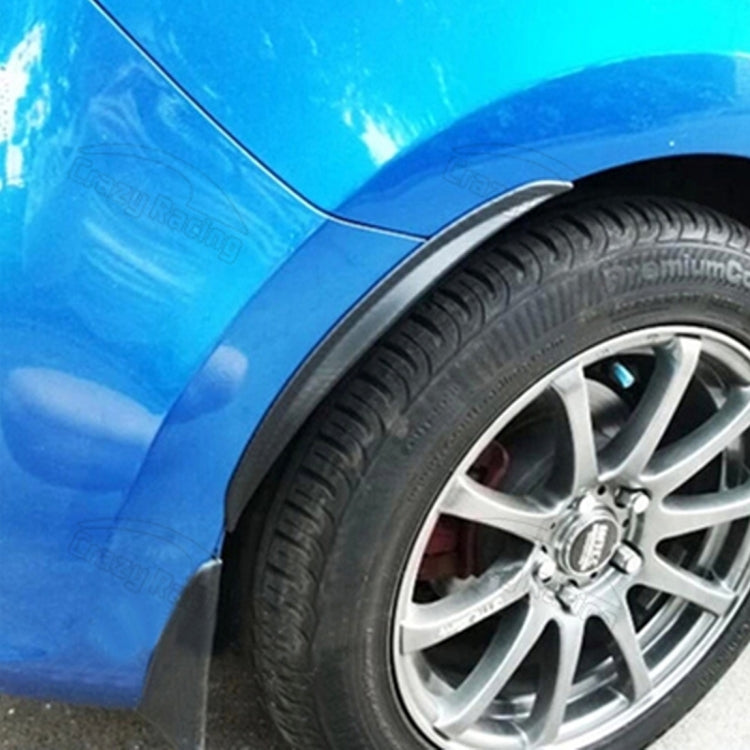 2 PCS 54cm Car Stickers Rubber Large Round Arc Strips Universal Fender Flares Wheel Eyebrow Decal Sticker Eyebrow Car-covers Black Striped Round Arc Strips, 75 x 2cm, 45 x 2cm - HoMEdemic™ 