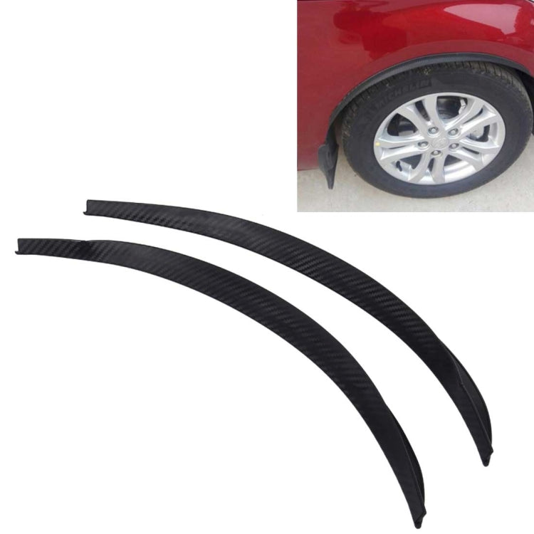 2 PCS 54cm Car Stickers Rubber Large Round Arc Strips Universal Fender Flares Wheel Eyebrow Decal Sticker Eyebrow Car-covers Black Striped Round Arc Strips, 75 x 2cm, 45 x 2cm - HoMEdemic™ 