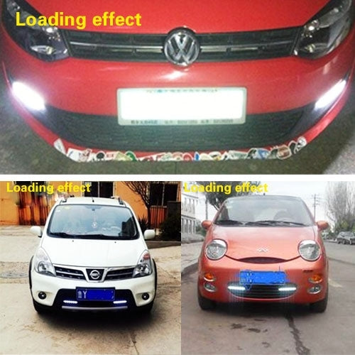 2 PCS 6W*2 DRL LED Light Bar Car Light Source Waterproof Daytime Running Lights, DC 12V, NCD-17BK Blue Light, NCD-17BK ICE Blue Light - HoMEdemic™ 