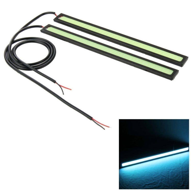 2 PCS 6W*2 DRL LED Light Bar Car Light Source Waterproof Daytime Running Lights, DC 12V, NCD-17BK Blue Light, NCD-17BK ICE Blue Light - HoMEdemic™ 