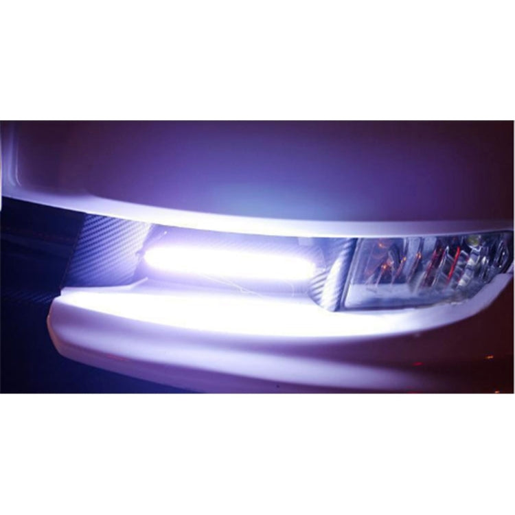 2 PCS 6W 400 LM 6000K DRL COB White Light Bar Car Light Source Waterproof Daytime Running Lights, DC 12V, White Light+6W 400LM/6000K - HoMEdemic™ 