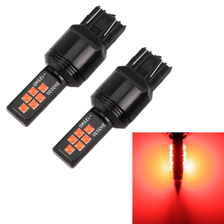 2 PCS 7443 DC9-16V / 3.5W Car Auto Brake Lights 12LEDs SMD-ZH3030 Lamps, with Constant Current, 7443 - HoMEdemic™ 