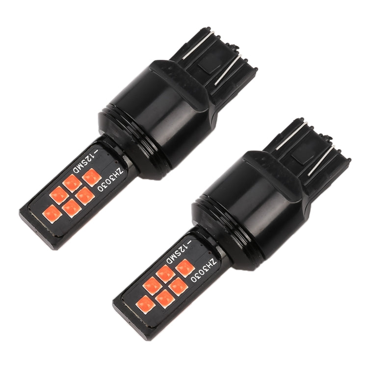 2 PCS 7443 DC9-16V / 3.5W Car Auto Brake Lights 12LEDs SMD-ZH3030 Lamps, with Constant Current, 7443 - HoMEdemic™ 