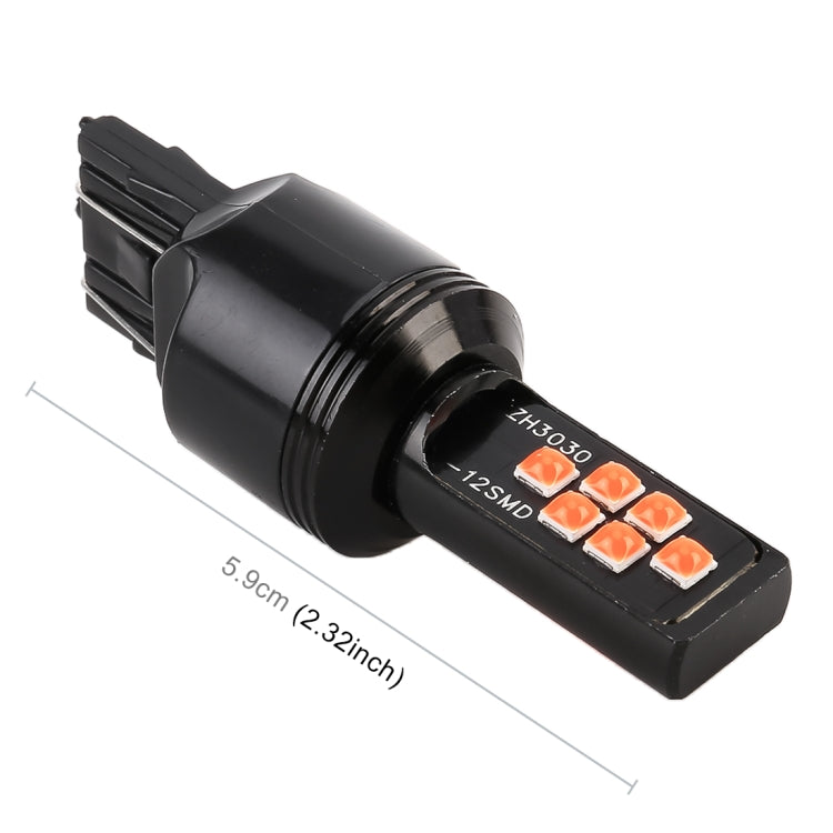 2 PCS 7443 DC9-16V / 3.5W Car Auto Brake Lights 12LEDs SMD-ZH3030 Lamps, with Constant Current, 7443 - HoMEdemic™ 