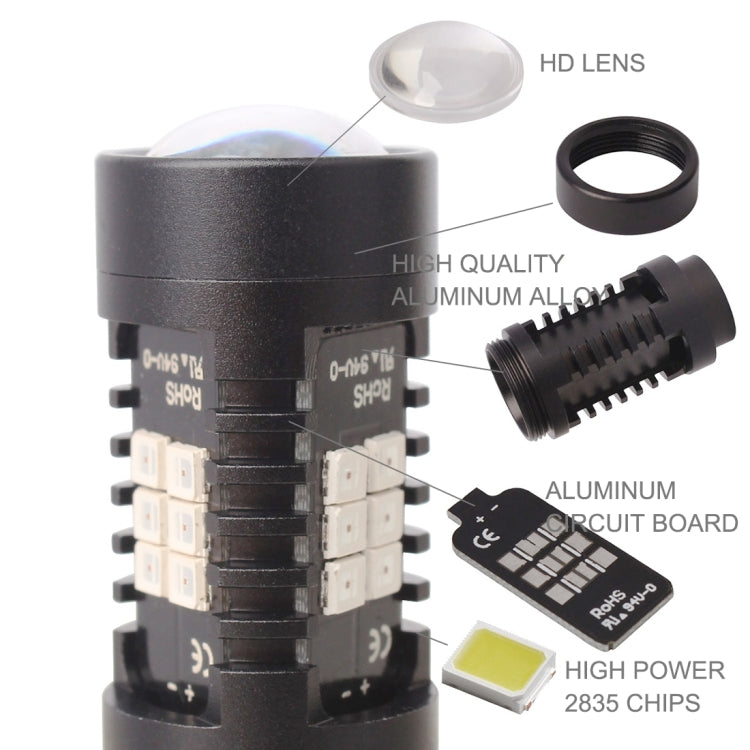 2 PCS 7443-T20-2835 10.5W 21 LEDs LED Car Brake Light DC 12~24V, 7443 - HoMEdemic™ 