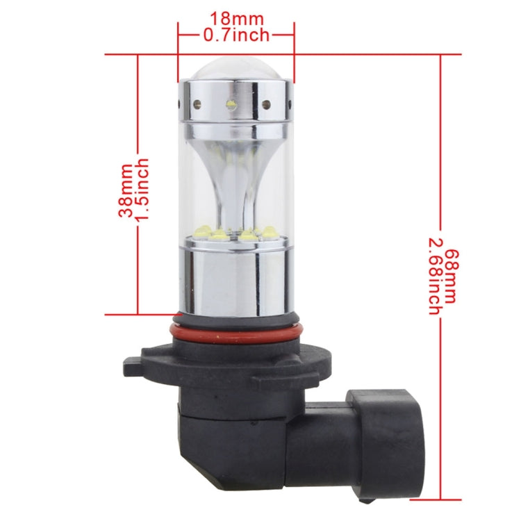 2 PCS 9005 60W 1200 LM 6000K Car Fog Lights with 12 CREE XB-D LED Lamps, DC 12V, 9005 - HoMEdemic™ 