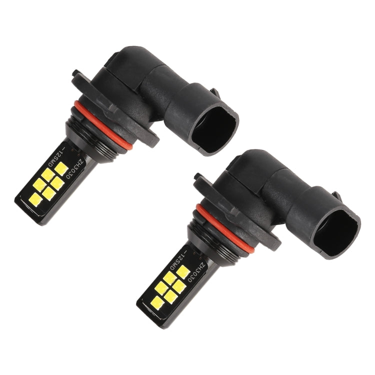 2 PCS 9006 DC9-16V / 3.5W / 6000K / 320LM Car Auto Fog Light 12LEDs SMD-ZH3030 Lamps, with Constant Current, 9006 - HoMEdemic™ 