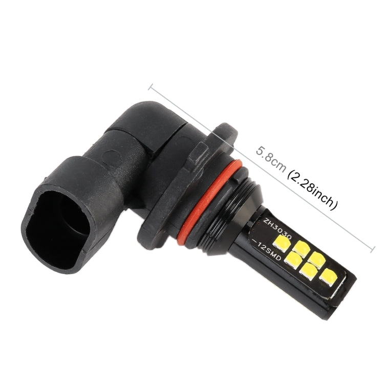 2 PCS 9006 DC9-16V / 3.5W / 6000K / 320LM Car Auto Fog Light 12LEDs SMD-ZH3030 Lamps, with Constant Current, 9006 - HoMEdemic™ 