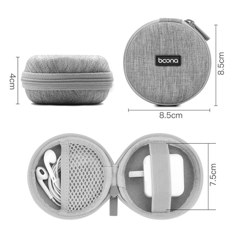 2 PCS Baona BN-F002 Data Cable Charger EVA Storage Bag Box(Black) - HoMEdemic™ 